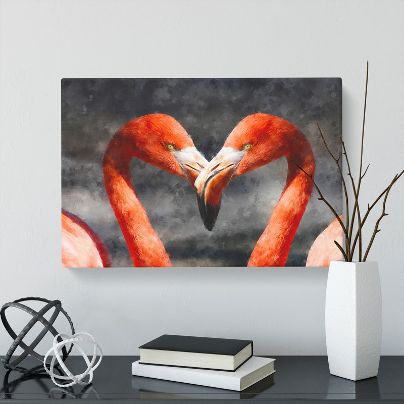 Pink Flamingo Vol.3 - Wrapped Canvas, 40cm H x 60cm W x 3cm D