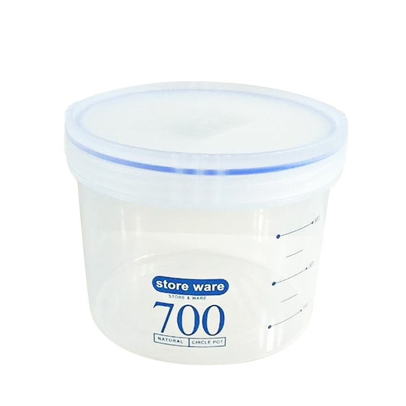 Boîtes de rangement transparentes pour aliments transparents, 4.13" H x 3.74" W x 3.74" D