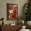 Violin and Music Art Deco - Wrapped Canvas-60922184-60922189