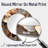 Metallic Copper And Chrome Abstract Flowers I - Modern Mirror For Wall Art Decor-156987572