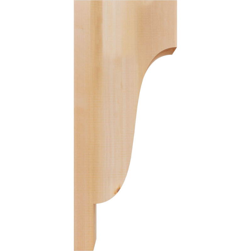 Newport Corbel, H 28 po x l 3,5 po x P 12 po, Cèdre rouge, Lisse