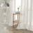 Dennan Linen Curtain Rod Pocket Back Tab,Linen Semi Sheer Curtains for Bedroom-432493410-426090685