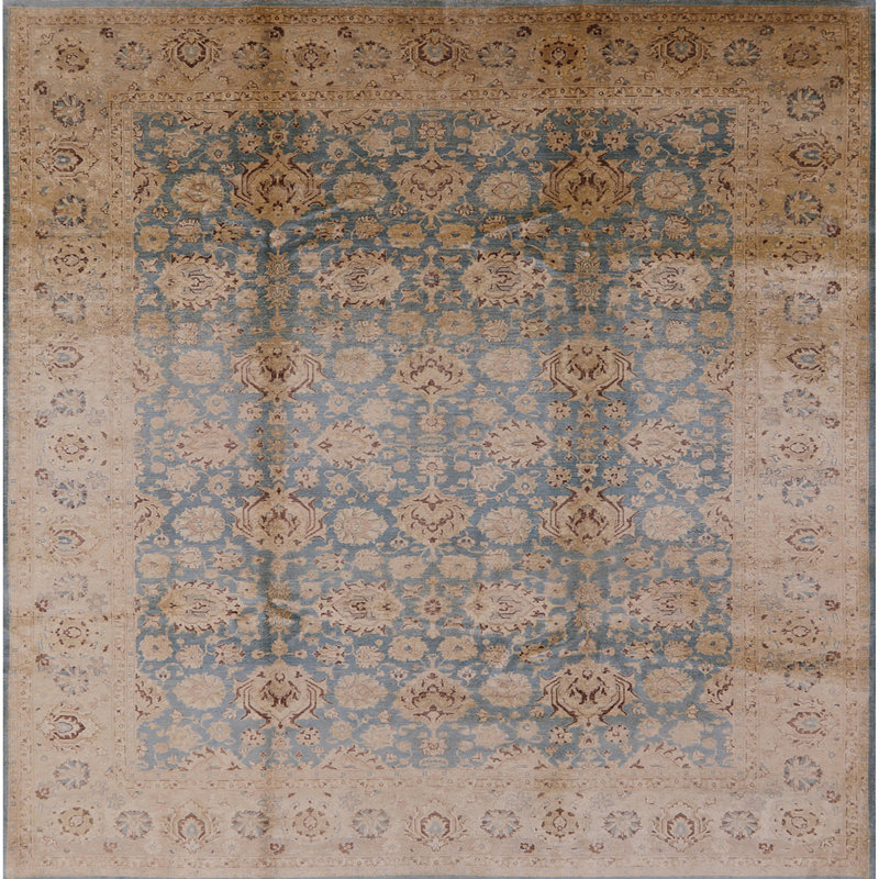 Kalusd Oriental Indoor Rug, Square 6'