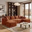 Canapé modulaire à compression de 118 po, ensemble de canapé en flanelle moderne en forme de U, ensemble de 4 canapés à assise profonde et canapé contemporain-1974993494-1976017115