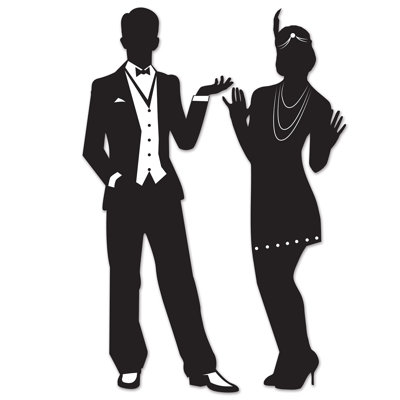 Great 20's 2 pièces Silhouettes