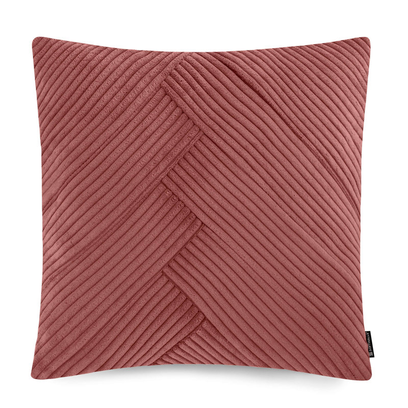 Lia Cushion Cover, 50 cm H x 50 cm W, Square, Orange