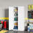 Metal Garage Storage Cabinet With 71" Tall Steel Cabinets With 2 Doors And 4 Adjustable Shelves,Locking For Home , Office , Garage , Shop , School-2041362672