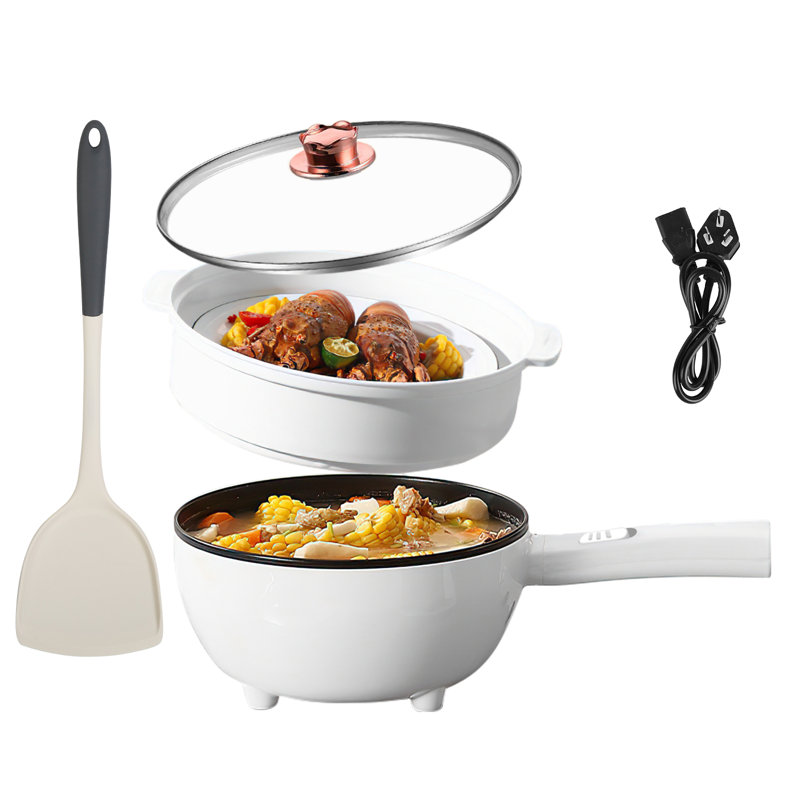 Fondue électrique avec cuiseur à vapeur