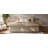 Guinel Modern Transitional Linen Blend Upholstered Platform Bed with Thick Headboard and Solid Wood Legs-124215903-124215907
