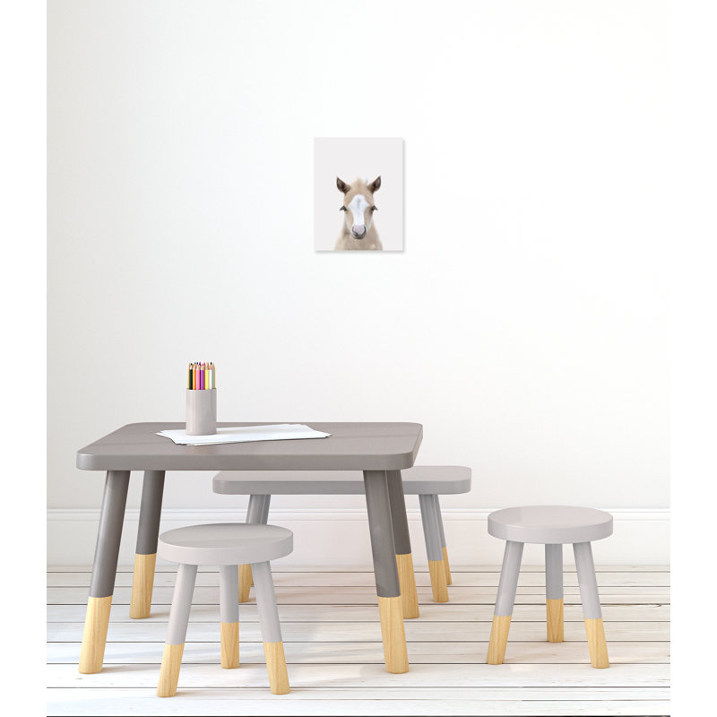 Baby Horse 1, impression sur papier, H 14 po x l 11 po x P 1,5 po, Canevas
