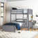 Amaia Solid Wood L-Shape Bunk Beds with Built-in-Desk