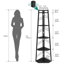 160 H × 35 W Corner Shelf Unit，Modern Ladder Shelving Unit-763998918