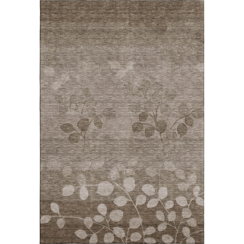 Premium Machine Washable Jakiyra AMF1900 Floral Rug, Rectangle 10' x 14'