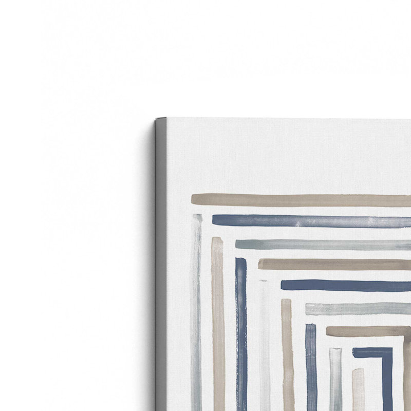 Linear Visions II Wrapped Canvas, 18" H x 12" W