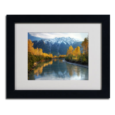 « river » par pierre leclerc,, reproduction de photo encadrée Halke