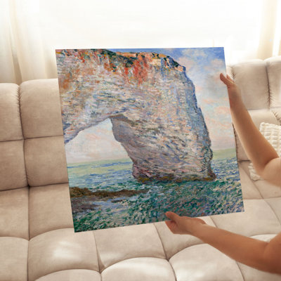 Beach and Coastal Claude Monet - The Manneport Near Etretat Classical Unframed Art Print