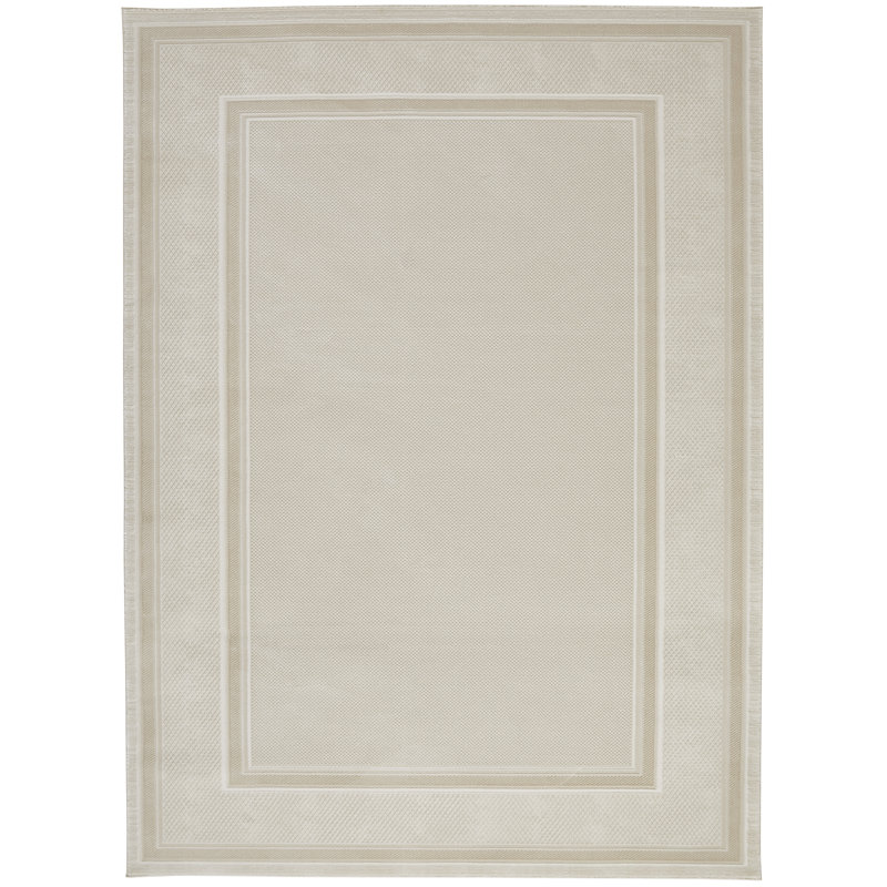 Abstract Cream Beige Area Rug, Rectangle 160 x 220 cm