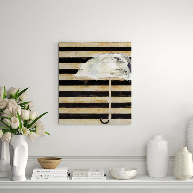 Umbrella Mood III Print by Patrick Wright, Brush Gel , 34" H x 30" W