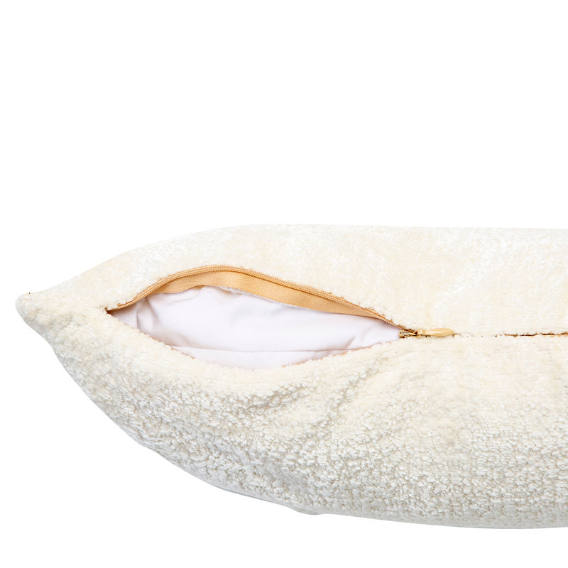 Polyester Sham, Pearl White, Euro