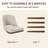 Two-tier solid wood upholstered side chair-340360860-344389581-344389583