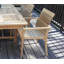 Fauteuil de patio en teck