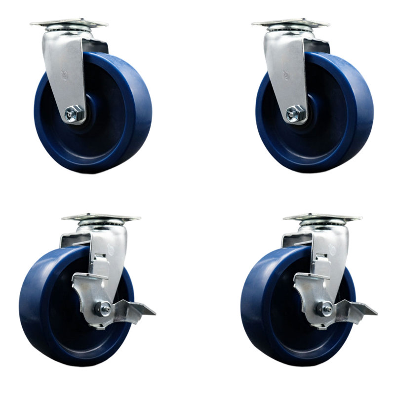 Solid Polyurethane Swivel Caster