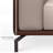 82.7" Vegan Leather Sofa