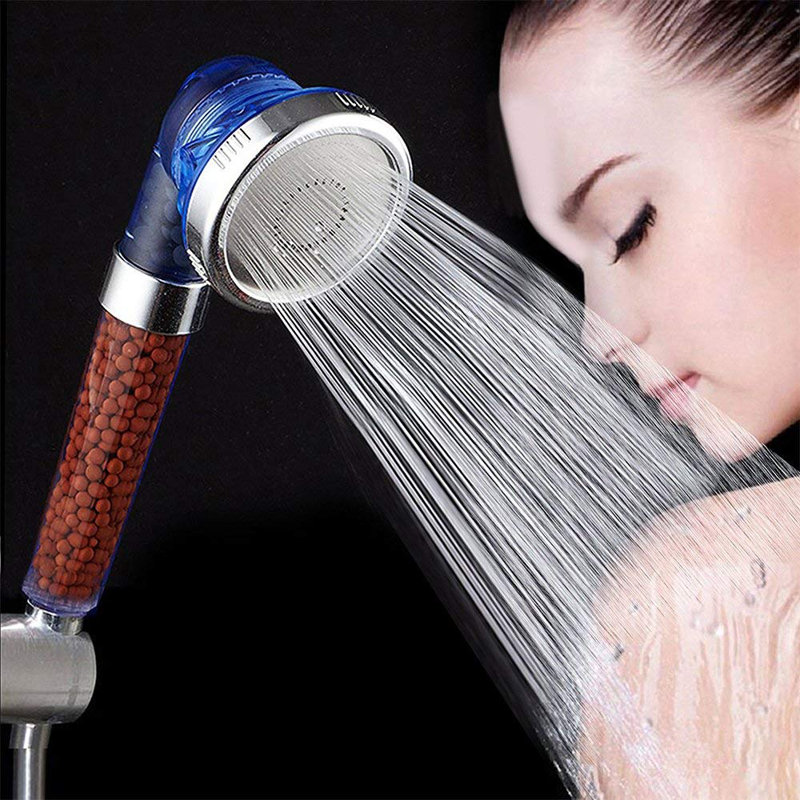 Pomme de douche à main multi-fonctions, Bleu