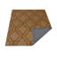 Tapis écologiques en laine touffetée à la main Baxter Springs - Rectangle, couleur or beige, conception géométrique moderne, tapis antidérapants faits à la main épais pour salon, chambre à coucher-94524633