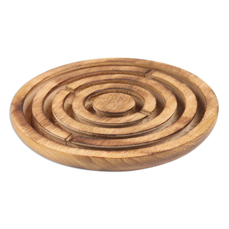 Jeu de labyrinthe en bois Handamde