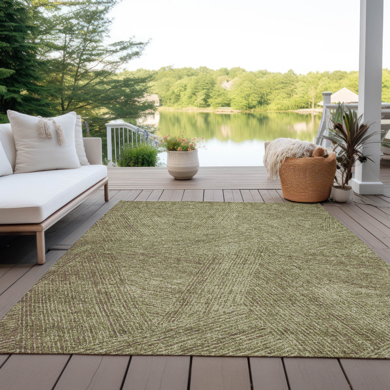  Chayden Indoor/Outdoor Chantille ACN991 Gray Area Rug, Rectangle 2'6" x 3'10"