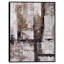 «Nuetral Abstract 2» par Willowbrook, art mural encadré