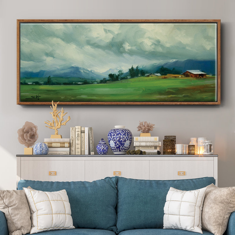 Wallowa Valley - toile encadrée, H 20 po x l 50 po