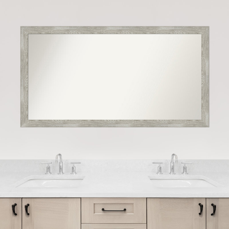 Miroir de salle de bain Regen, Rectangle, 26,5 po x 49,5 po