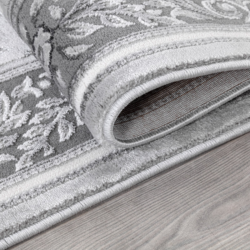Ashiah Floral Indoor / Outdoor Area Rug, Rectangle 60 x 110 cm