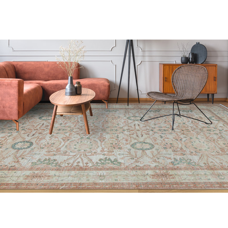 Hand-Knotted High-Quality Red Area Rug
