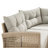 Bogovic 3-Person Boho-Style Wicker Sectional Seating Group With Cushions-1739263516