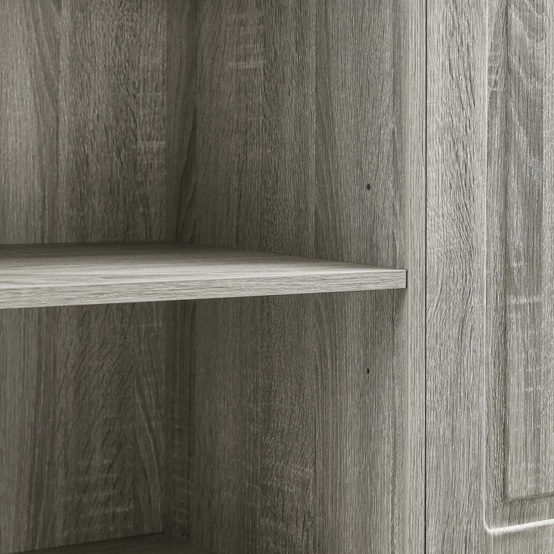 Grande armoire de rangement avec tablettes réglables, Oak