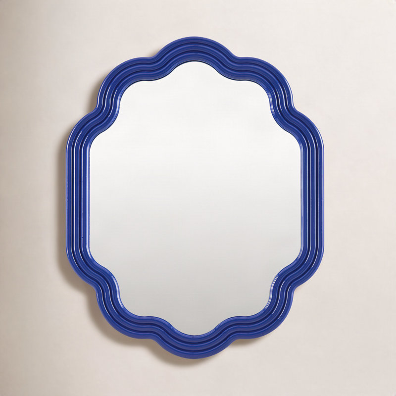 Miroir Aysun, Bleu, 33 po x 25 po
