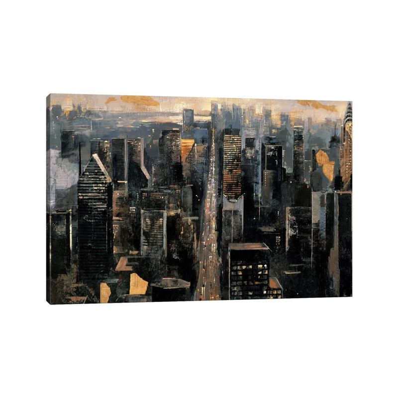 Central Avenue by Marti Bofarull - Wrapped Canvas Print, 20.32 cm H x 30.48 cm W