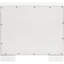 Table de chevet rectangulaire blanche à 2 tiroirs avec poignées en métal, chambre à coucher pour garder les choses propres, esthétique propre et moderne, poignées de bar de 23 po x 15 po, organisateur, look classique, mélange de bois massif, 15 profondeurs