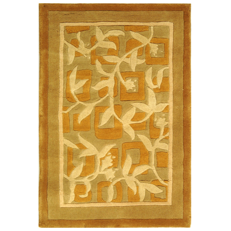 Tapis en laine touffeté à la main Charbonneau Drive, Rectangle 2 pi 6 po x 4 pi 6 po