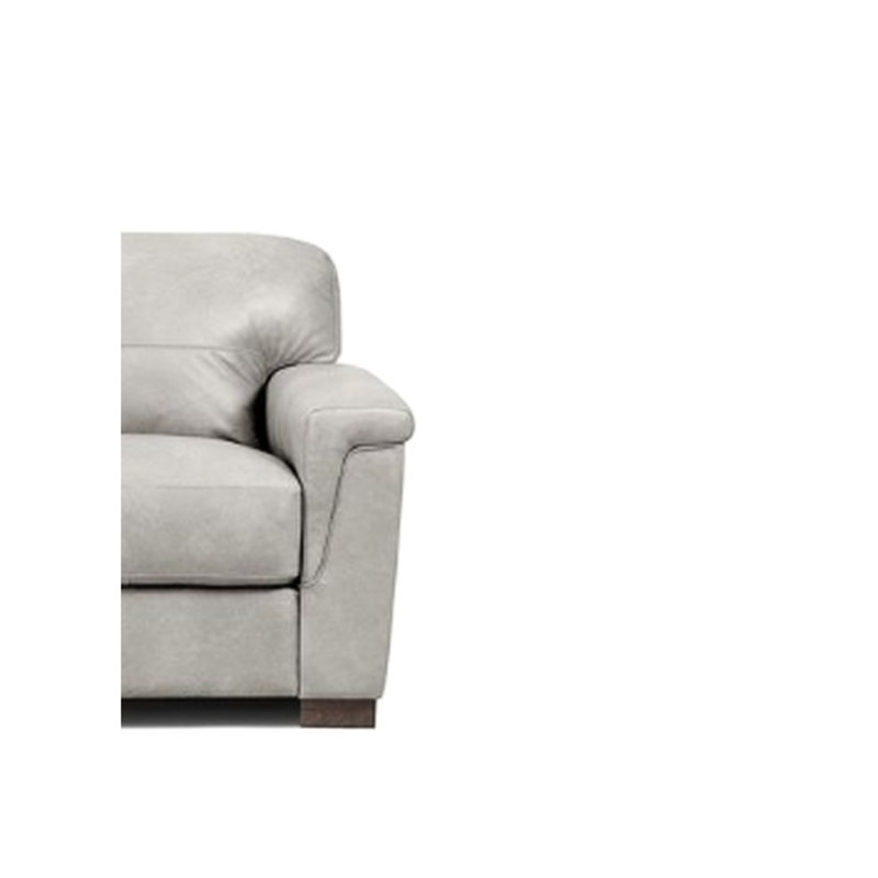 Méridienne en cuir beige - expérience de confort. 220 lb supportés. Siège d'une profondeur de 22 po, profondeur de 40 po. Fabriqué avec précision. Construisez des composants en bois luxueux et confortables. Capacité de poids. 37 po de largeur.