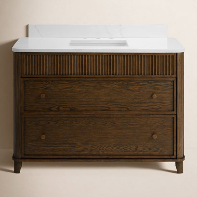 Kennedy Oak Single Bathroom Vanity