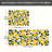 Minimalist Lemon Print Kitchen Mats for Kitchen & Simple Decor,Cream 2-Piece Set