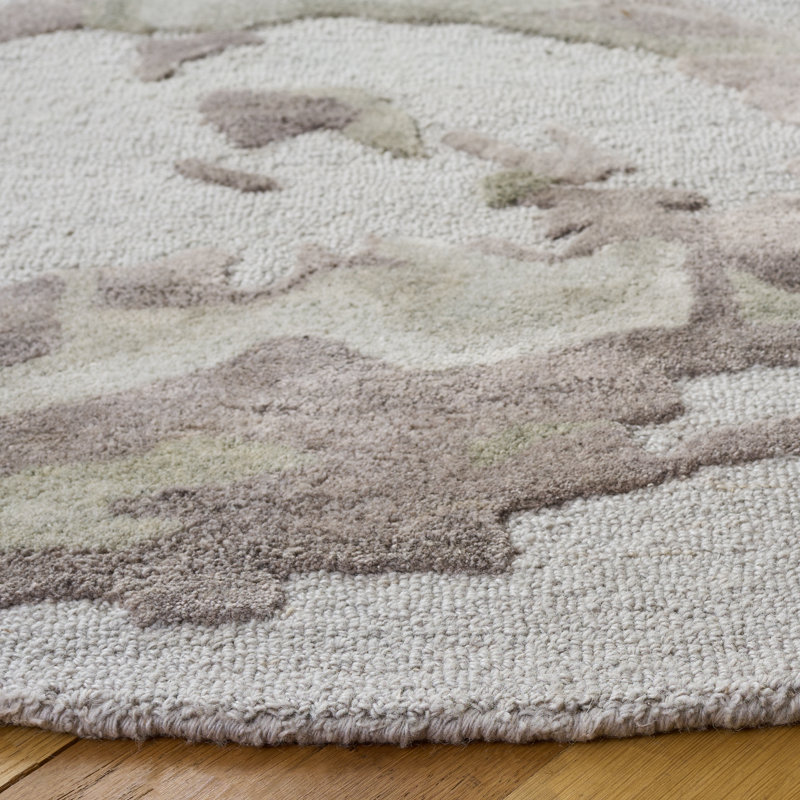Fifth Avenue 505 Hand Tufted Performance Abstract Rug, Round 6'