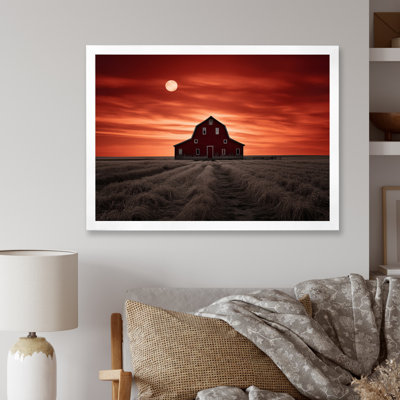 Barn Scenery At Dusk III " Barn Scenery At Dusk III "