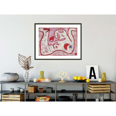 «A Woman For Gods» par Paul Klee, impression giclée sur cadre