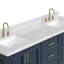 Meuble-lavabo double avec plateau Abshire 73-93359383