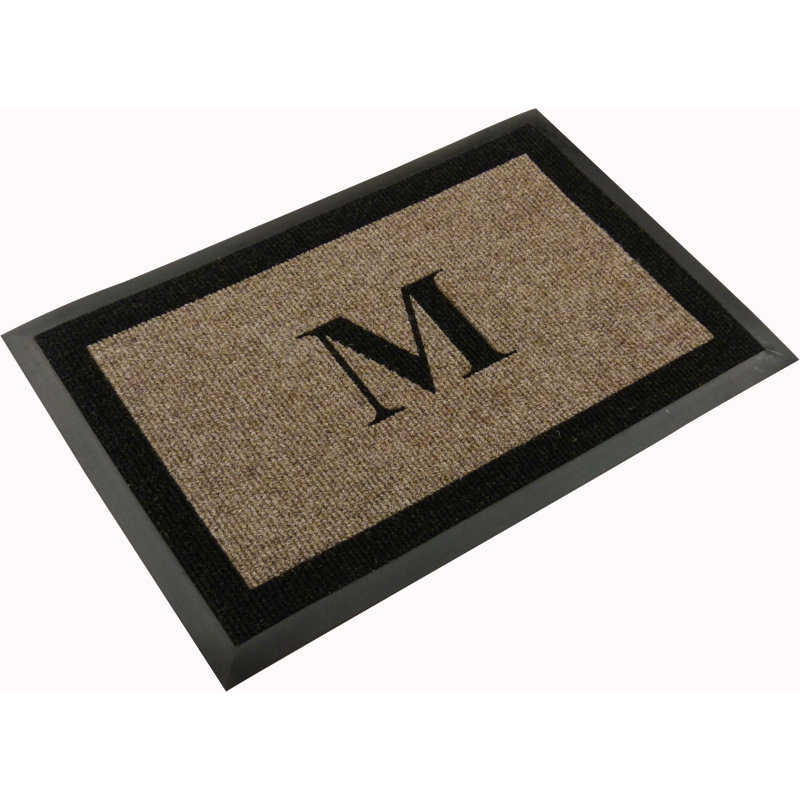 Tapis d'extérieur antidérapant Asai, l 36 po x L 60 po, M, Taupe